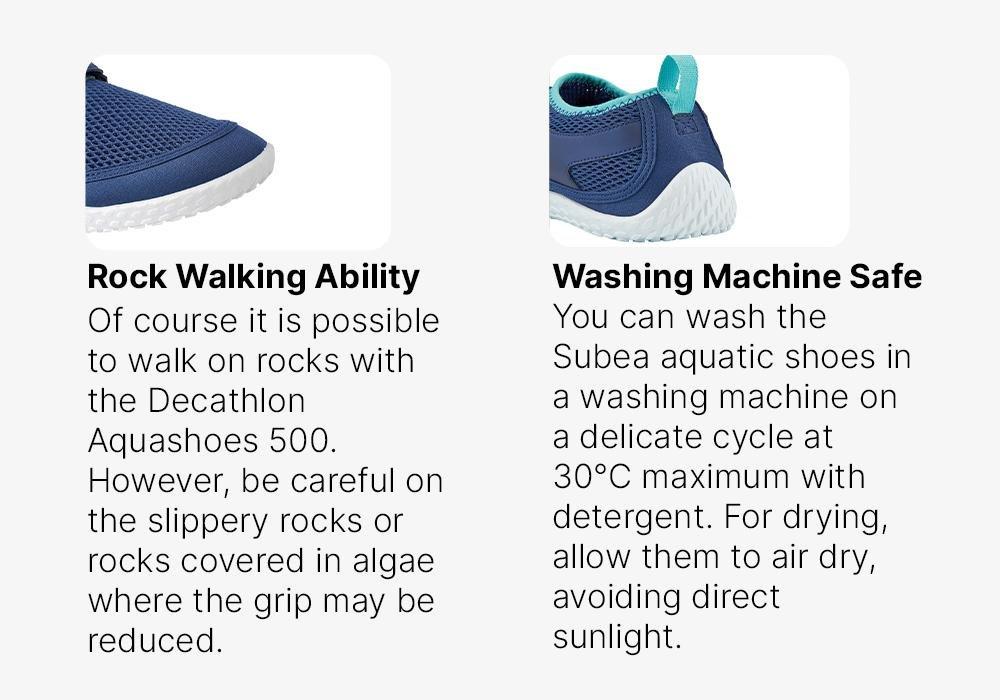 Rip tab Aquashoes for Adults, Aquashoes 500, Deep Navy, No Color, medium