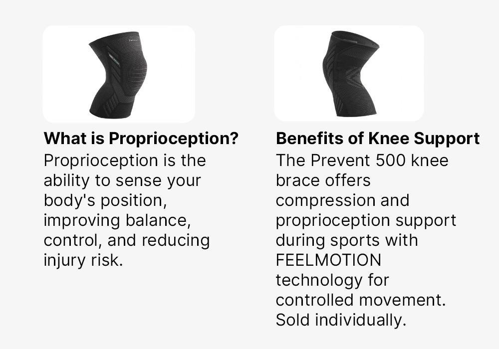 Right/Left Men's/Women's Knee Brace Prevent 500, Black, , large image number 17