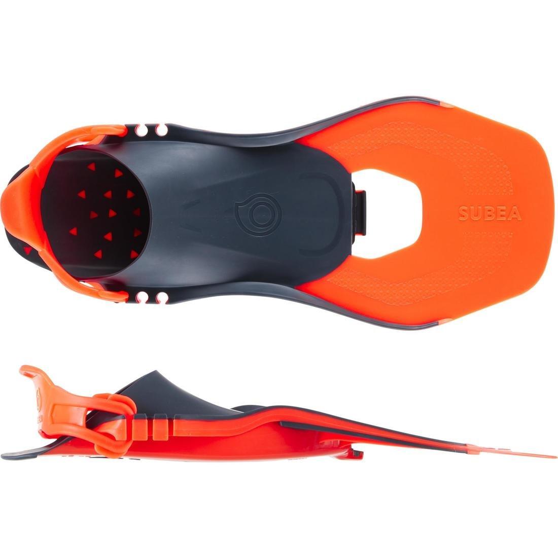 Adult Adjustable Snorkelling Fins Subea Snk 100, Turquoise, , large image number 8