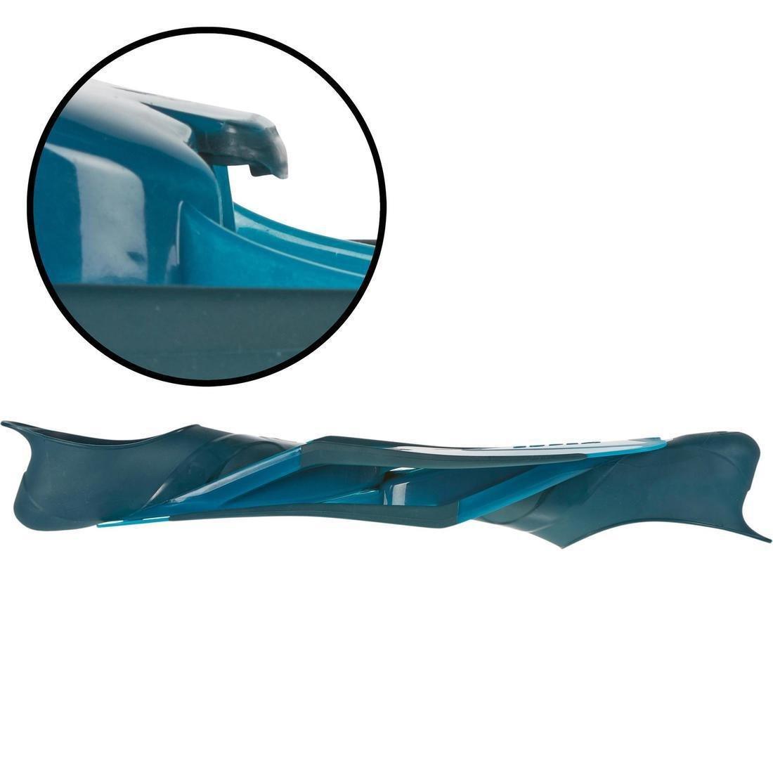 520 Adult Snorkelling Fins - And, Dark Petrol Blue, , large image number 3
