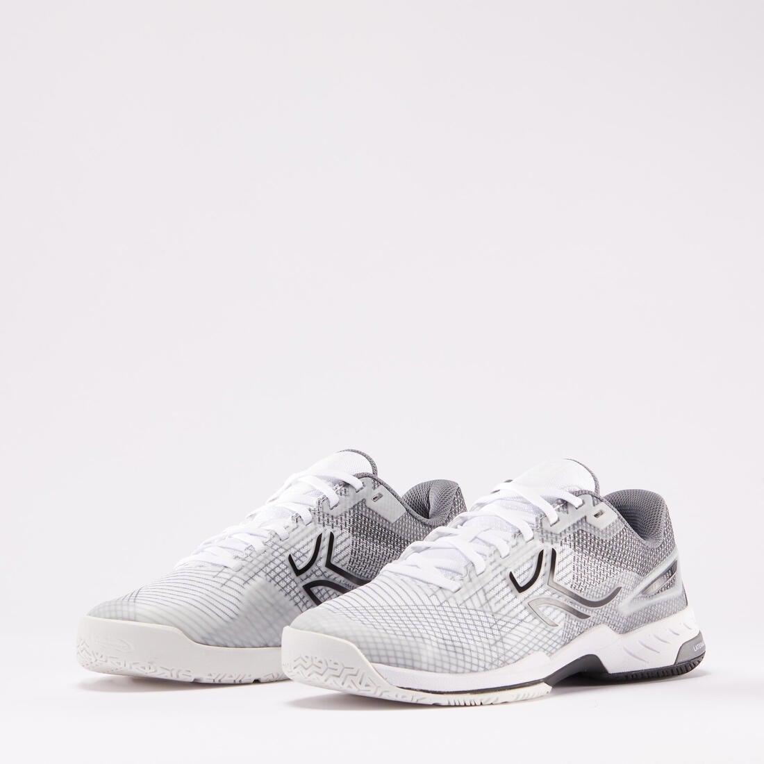 Men's Multi-Court Tennis Shoes TS990, Snow White, No Color, large image number 3