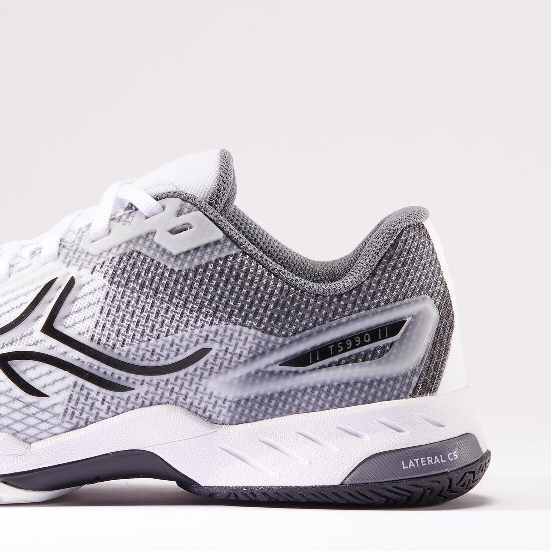Men's Multi-Court Tennis Shoes TS990, Snow White, No Color, large image number 5