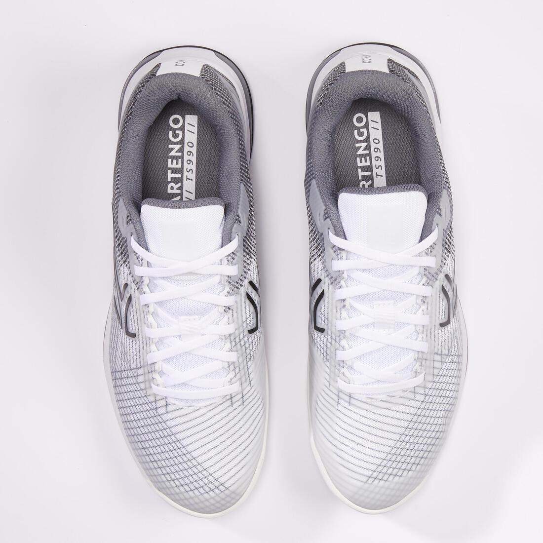 Men's Multi-Court Tennis Shoes TS990, Snow White, No Color, medium