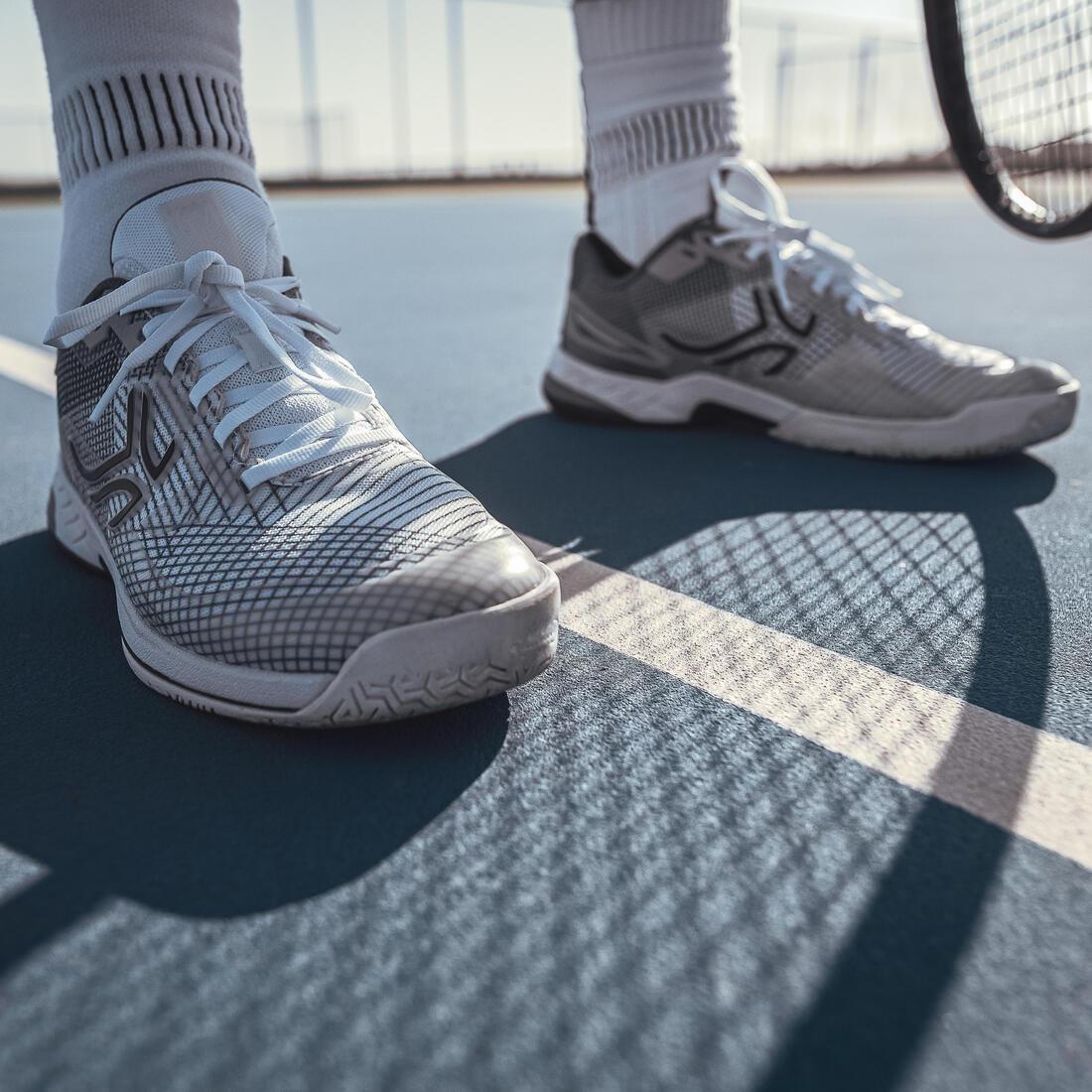 Men's Multi-Court Tennis Shoes TS990, Snow White, No Color, medium