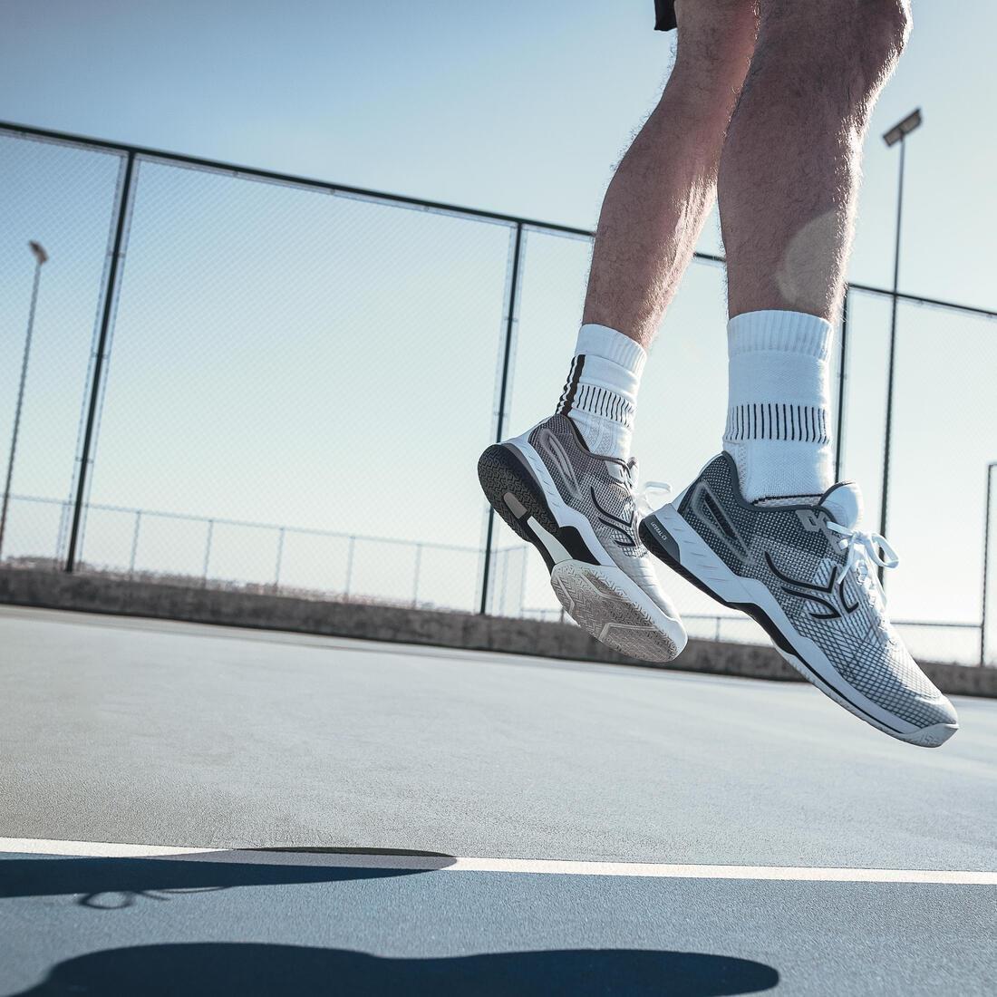 Men's Multi-Court Tennis Shoes TS990, Snow White, No Color, medium