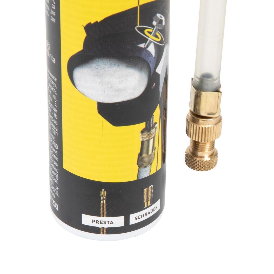 Bike Presta/Schrader Puncture Repair Spray, No Color, large image number 1