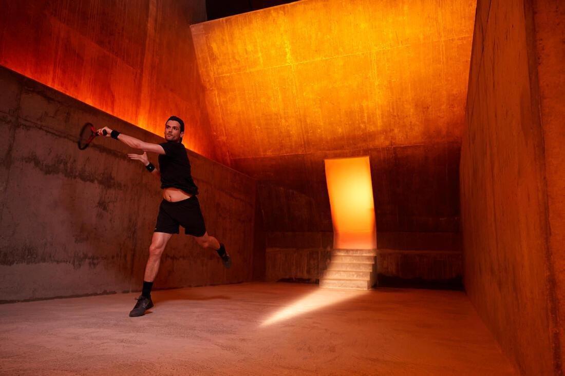 Men Tennis Multicourt Shoes Strong Pro, Grey, No Color, medium