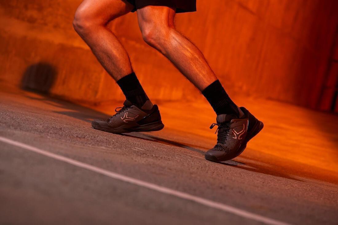 Men Tennis Multicourt Shoes Strong Pro, Grey, No Color, medium