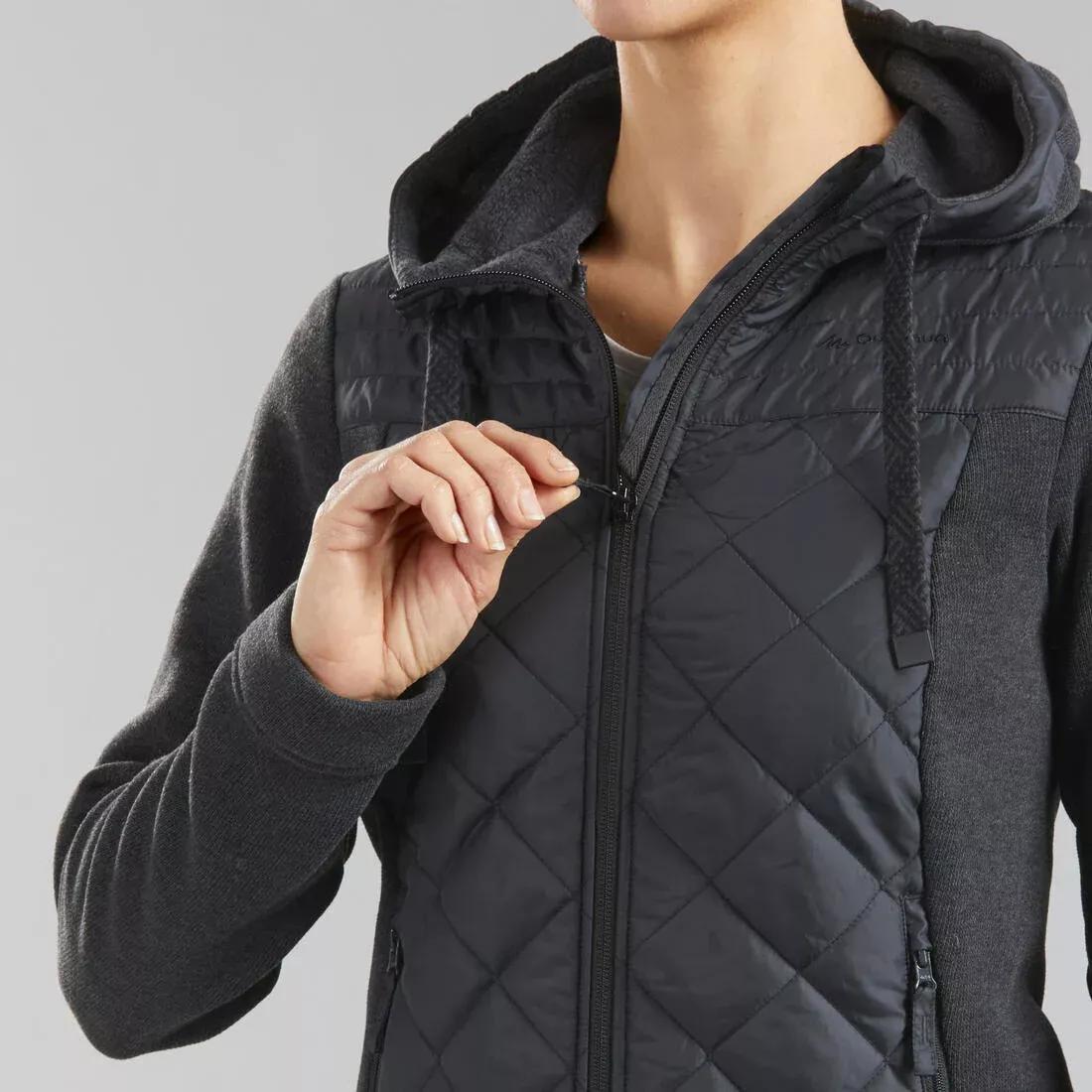 Arpenaz Womens Hiking Pllover, Navy/ Black, No Color, large image number 4