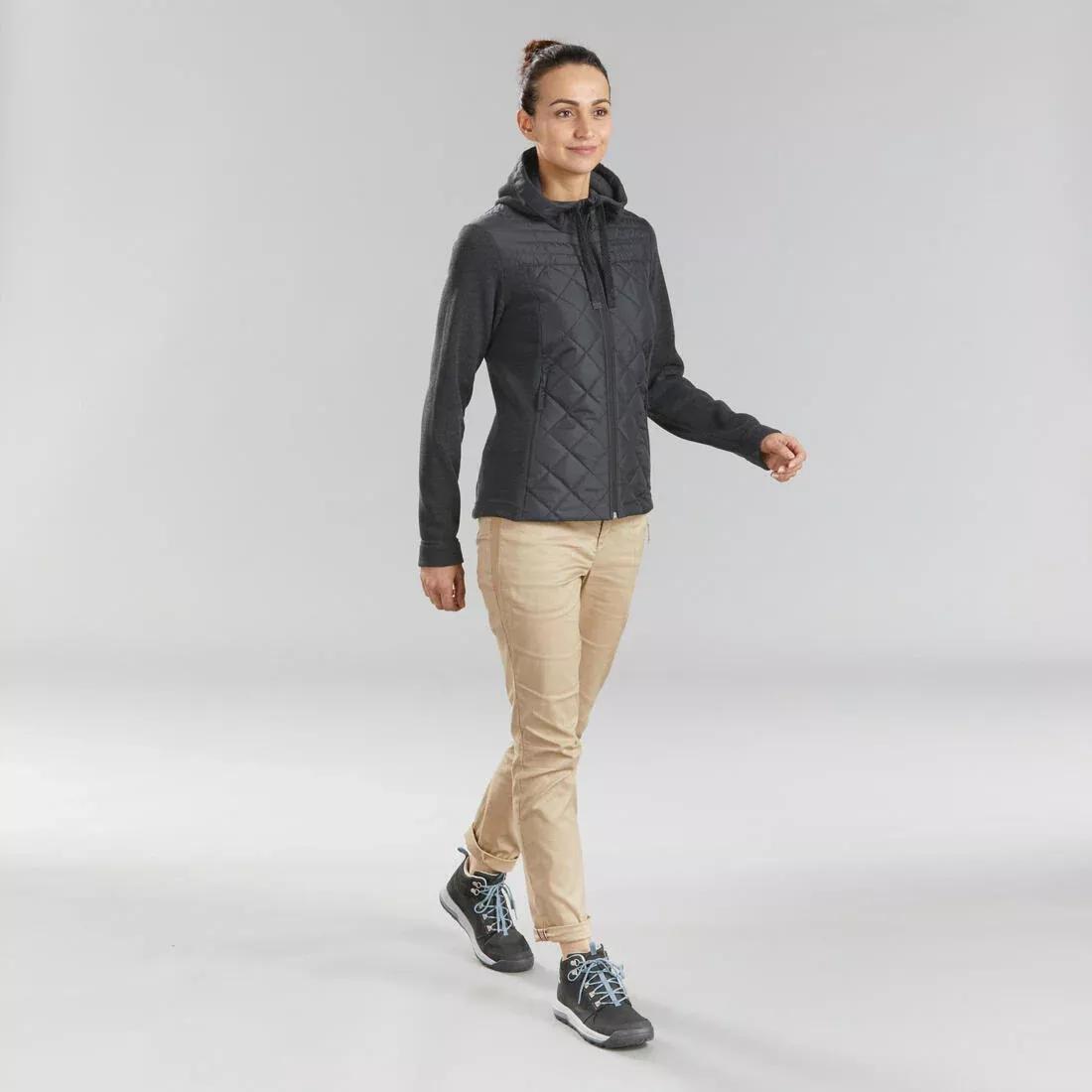 Arpenaz Womens Hiking Pllover, Navy/ Black, No Color, large image number 5