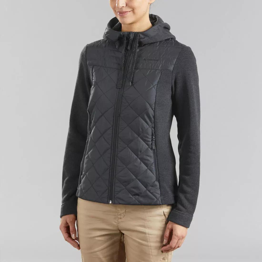 Arpenaz Womens Hiking Pllover, Navy/ Black, No Color, large image number 7