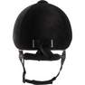 FOUGANZA - 140 Velvet Horse Riding Helmet, Black
