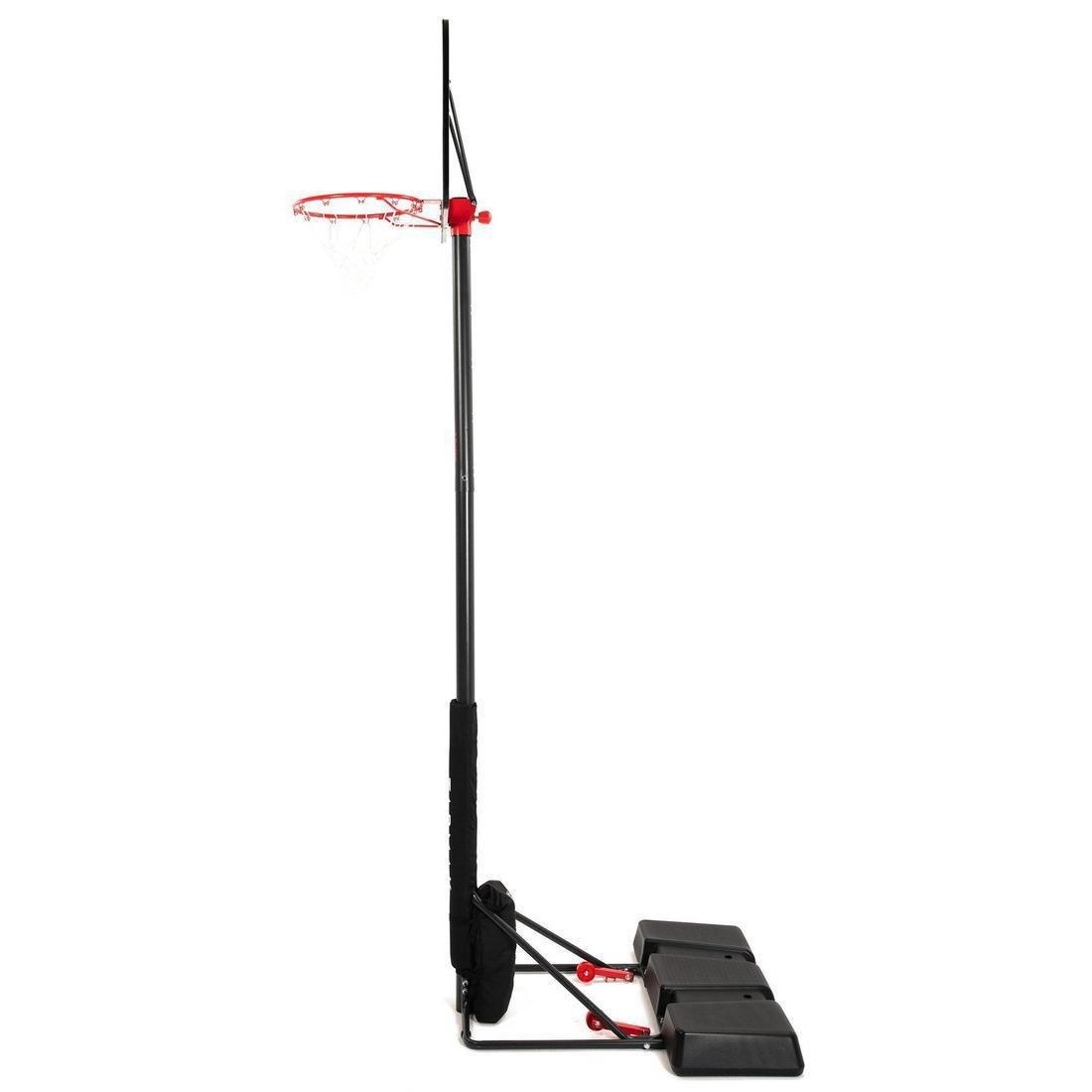 Polycarbonate B100 Easy Basketball Basket Tool-Free Adjustment, Black, No Color, large image number 2