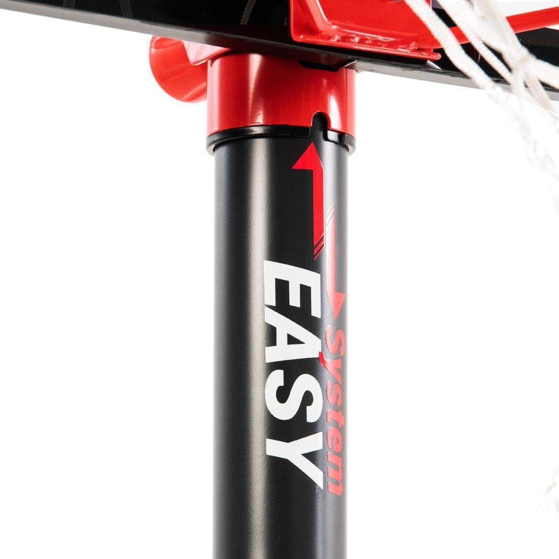 Polycarbonate B100 Easy Basketball Basket Tool-Free Adjustment, Black, No Color, medium