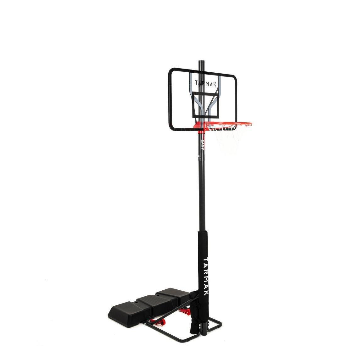 Polycarbonate B100 Easy Basketball Basket Tool-Free Adjustment, Black, No Color, medium