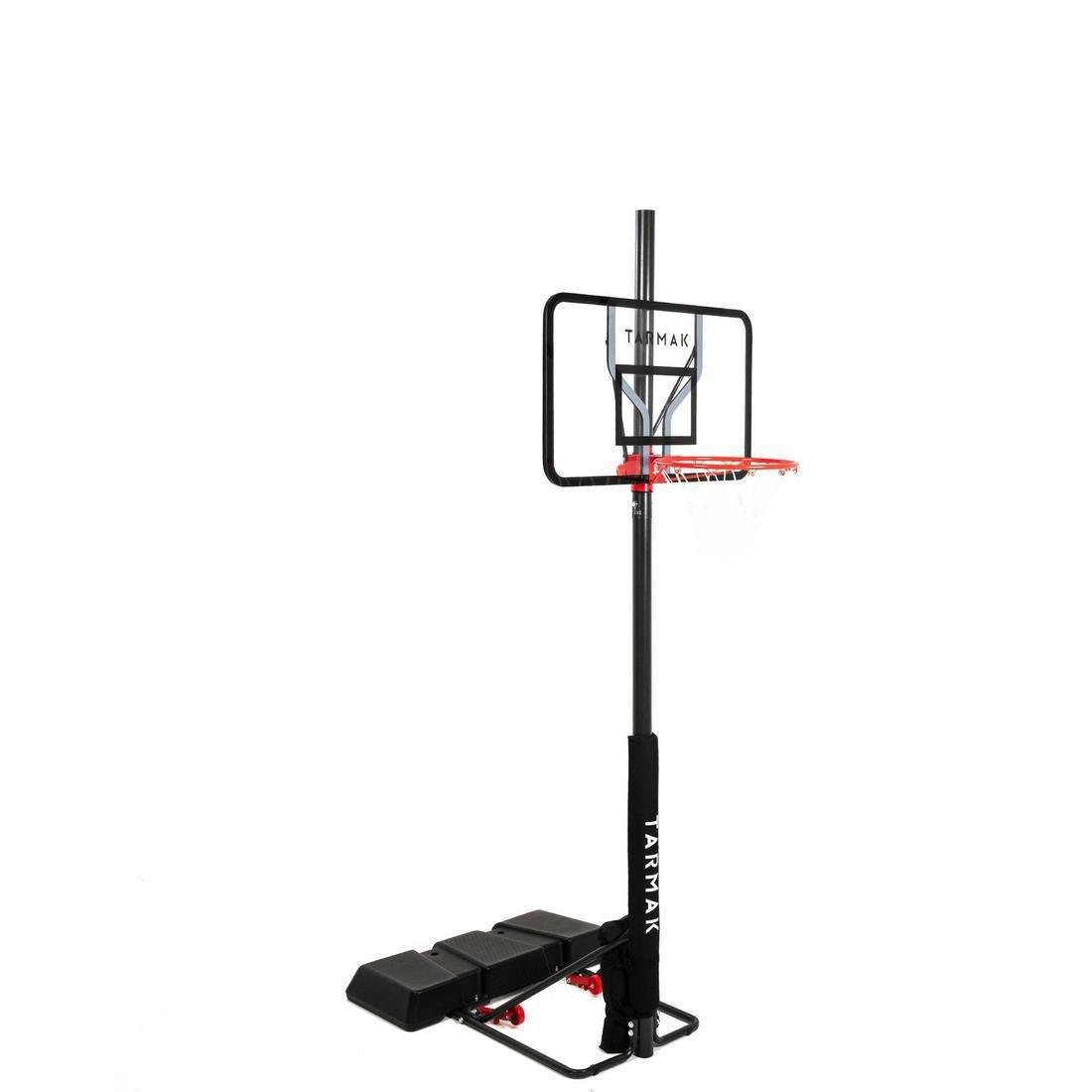 TARMAK - Polycarbonate B100 Easy Basketball Basket Tool-Free Adjustment, Black