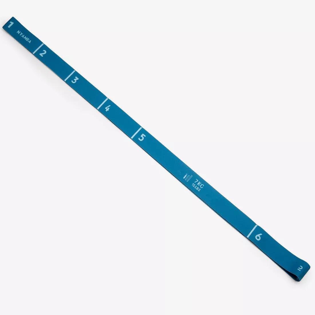 Elastic Fabric Fitness Resistance Band 7 Kg, Peacock Blue, No Color, large image number 0