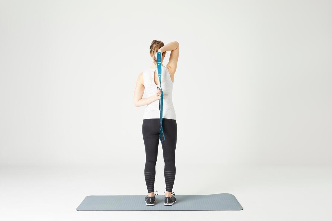 Elastic Fabric Fitness Resistance Band 7 Kg, Peacock Blue, No Color, large image number 10