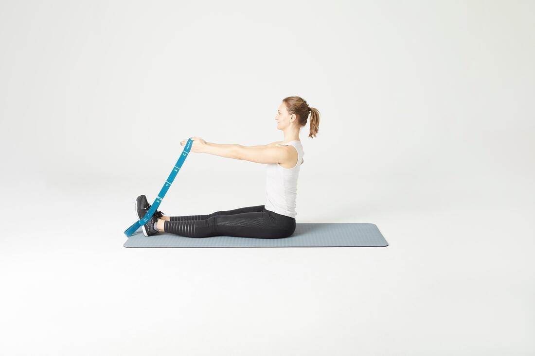 Elastic Fabric Fitness Resistance Band 7 Kg, Peacock Blue, No Color, large image number 11