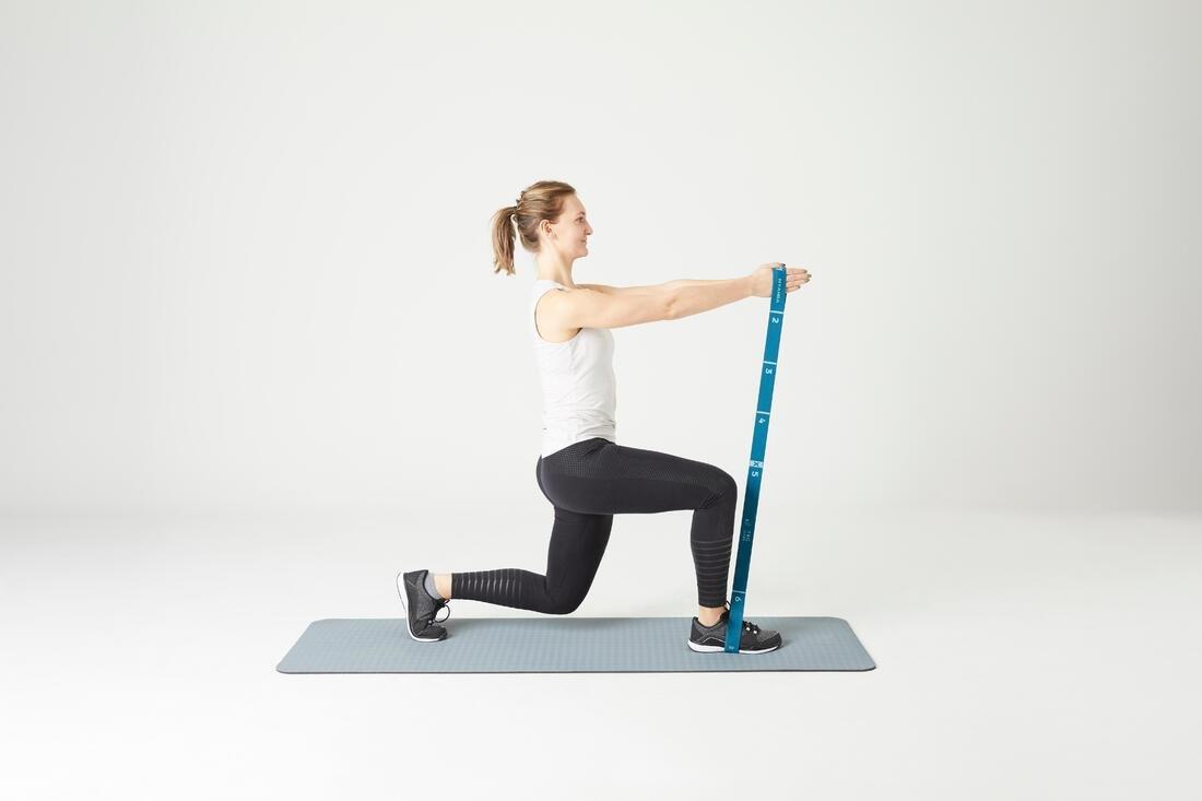 Elastic Fabric Fitness Resistance Band 7 Kg, Peacock Blue, No Color, large image number 12