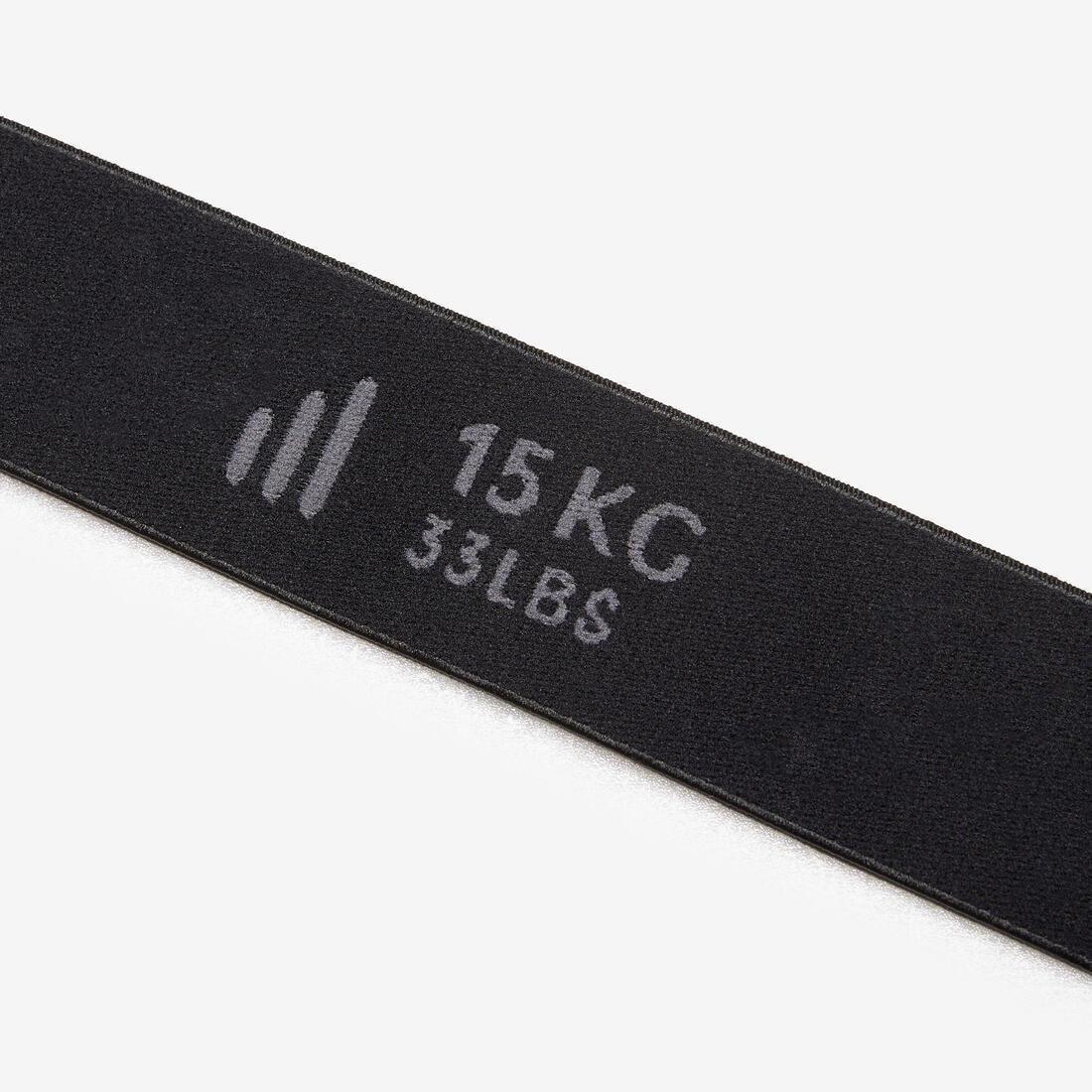 NYAMBA - Fabric Fitness Resistance Band 15 kg - Black