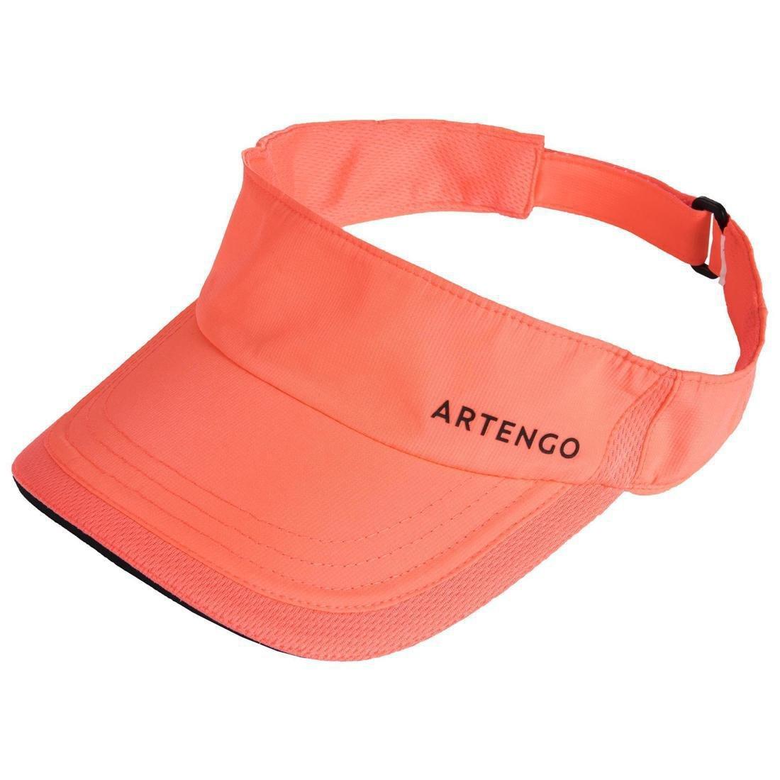 Tennis Visor TV 100 , Fluo Peach, No Color, large image number 2