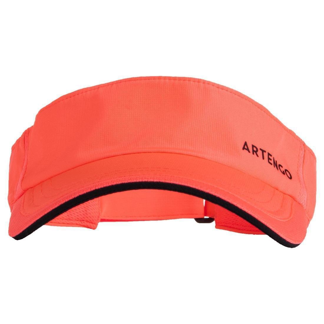 Tennis Visor TV 100 , Fluo Peach, No Color, large image number 3