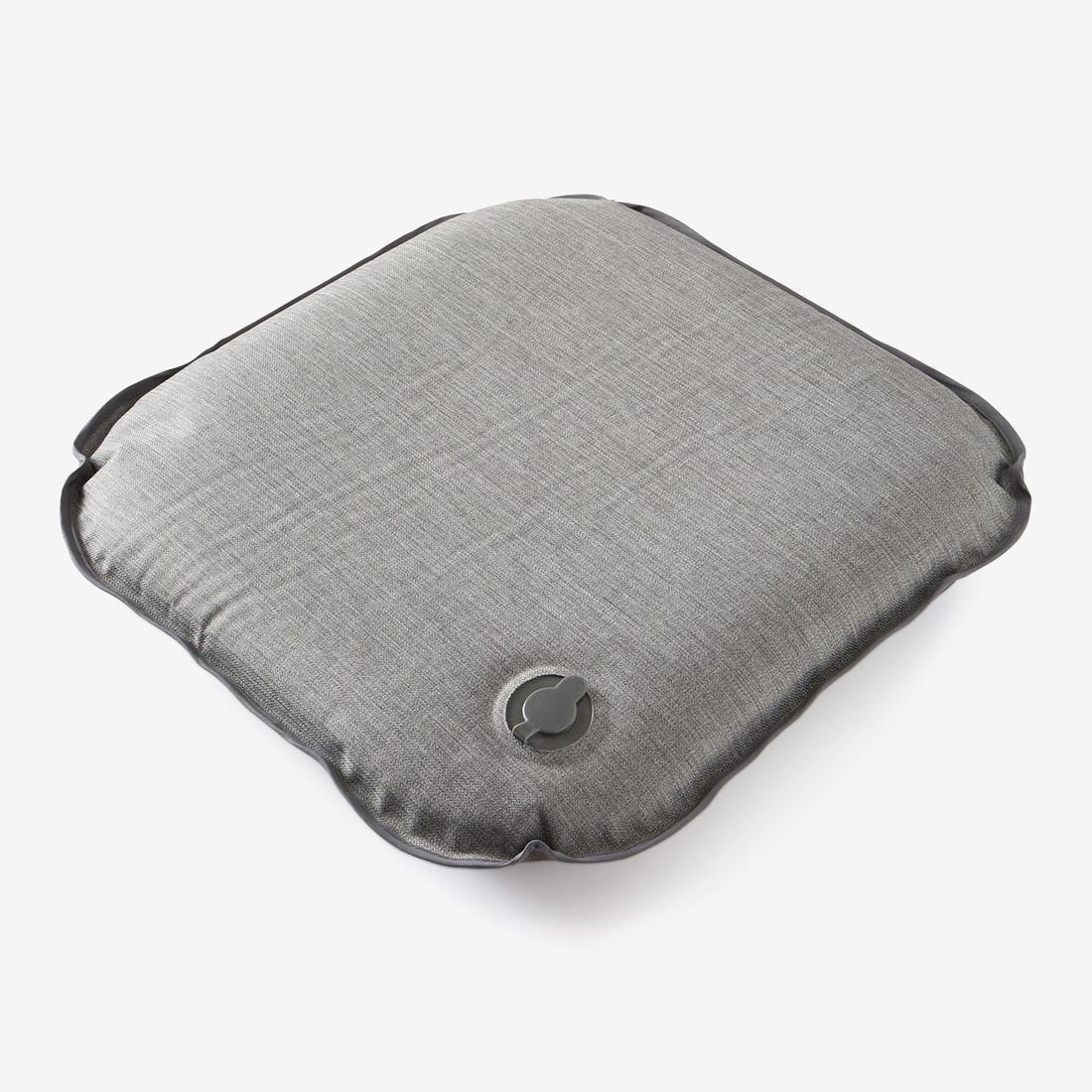 DOMYOS - Adjustable Fabric Back Mobility Balance Cushion, Charcoal Grey