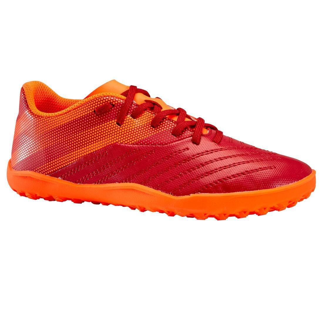 Lace-Up Football Boots Agility140 Hg, Bordeaux, , large image number 1