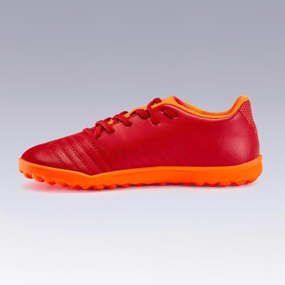 Lace-Up Football Boots Agility140 Hg, Bordeaux, , large image number 2