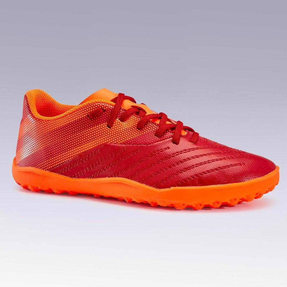 Lace-Up Football Boots Agility140 Hg, Bordeaux, , large image number 5