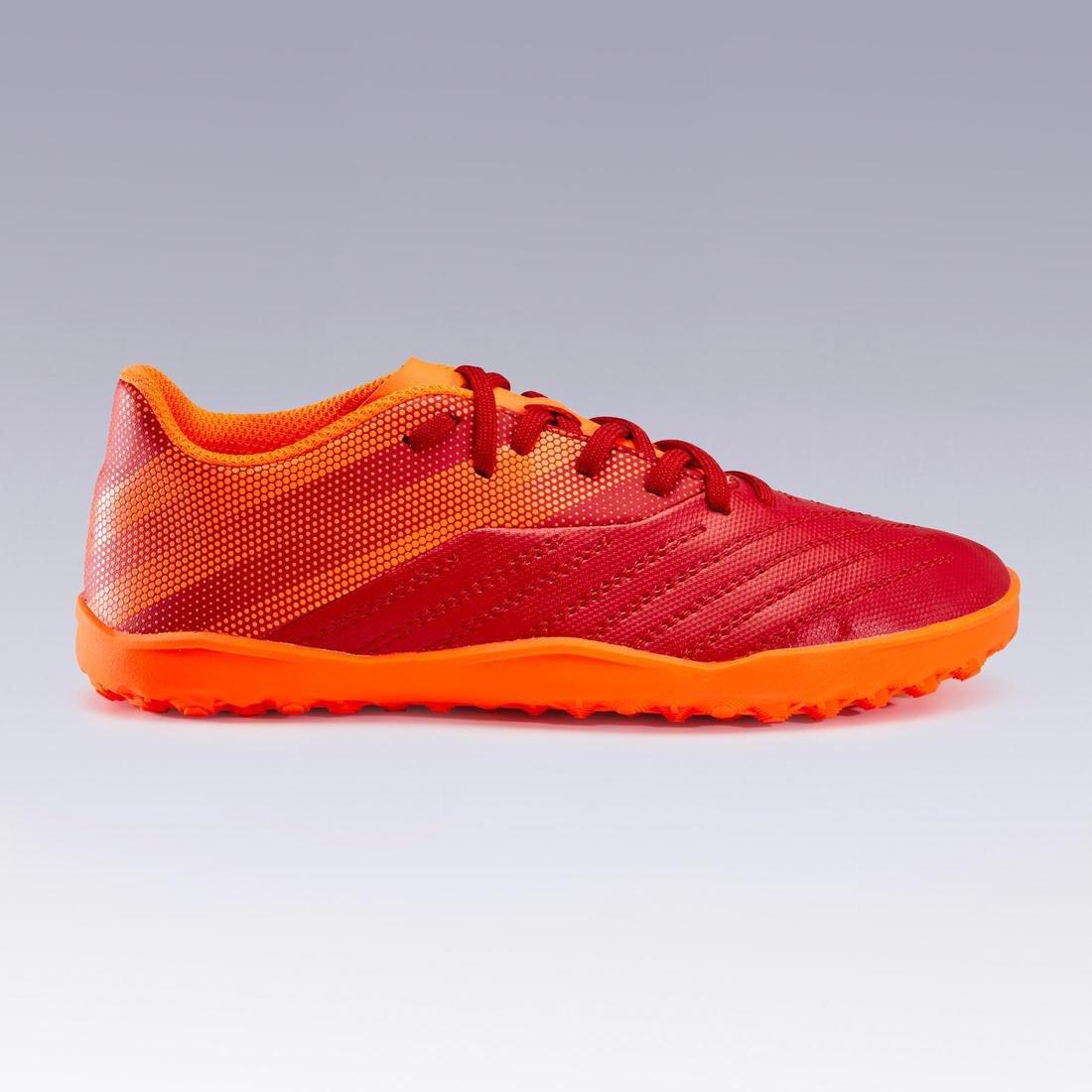 Lace-Up Football Boots Agility140 Hg, Bordeaux, , large image number 6