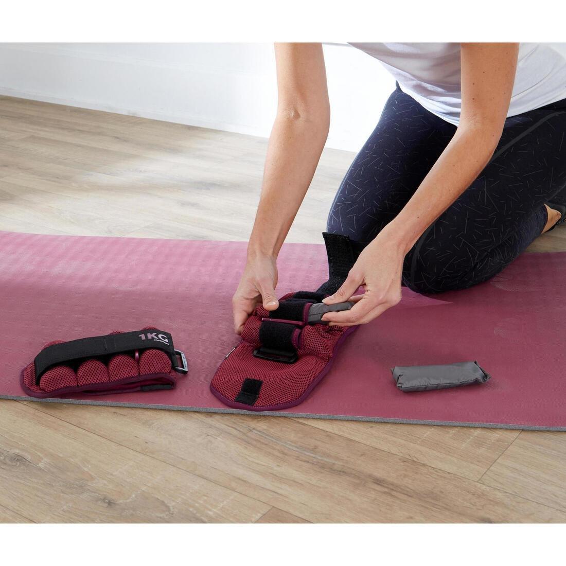 Fitness Soft Modular  Dumbbells Tonesoftbell Twin-Pack, Purple, No Color, medium