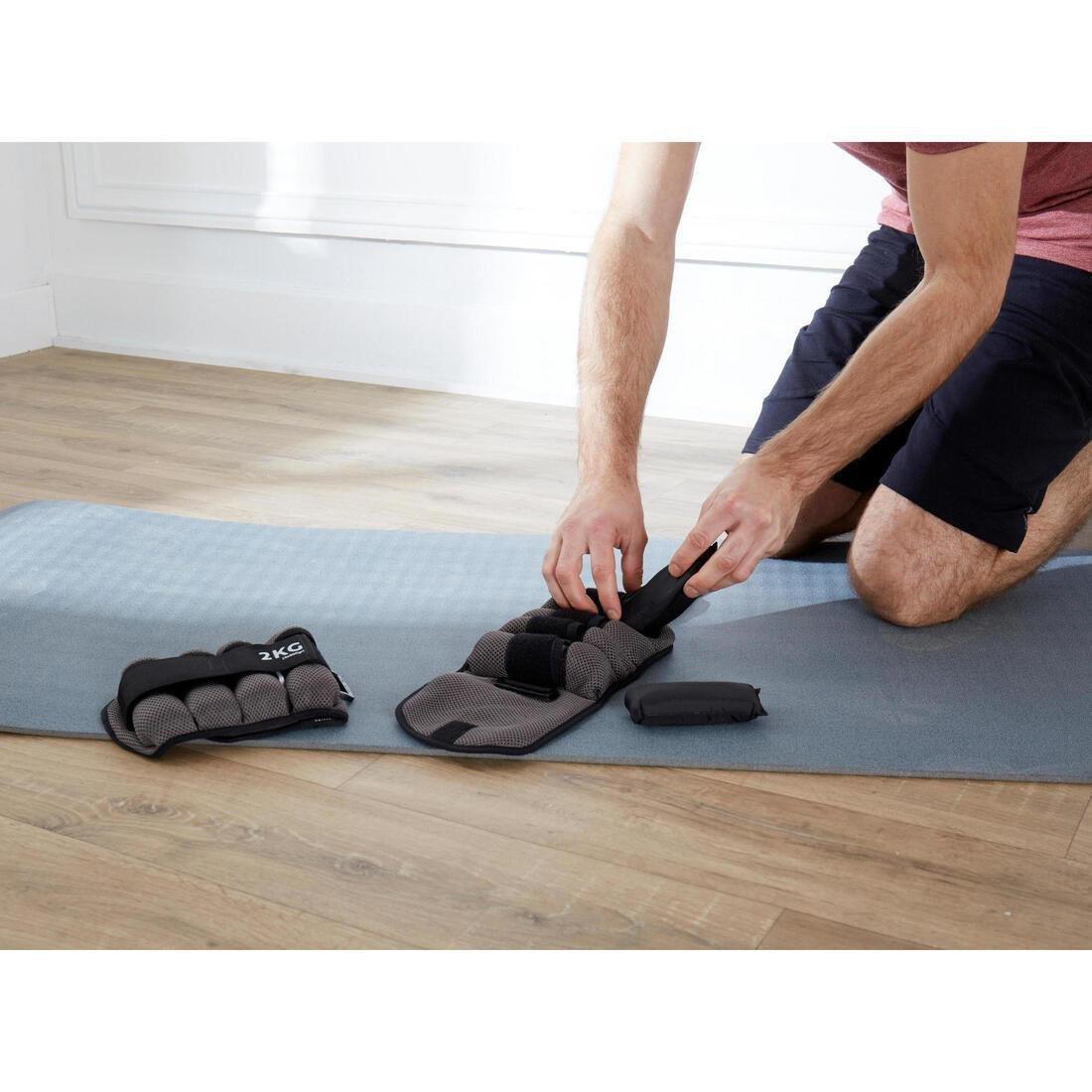 Adjustable Soft Fitness Dumbbells ToneSoftBell Two-Pack, Charcoal Grey, No Color, large image number 1