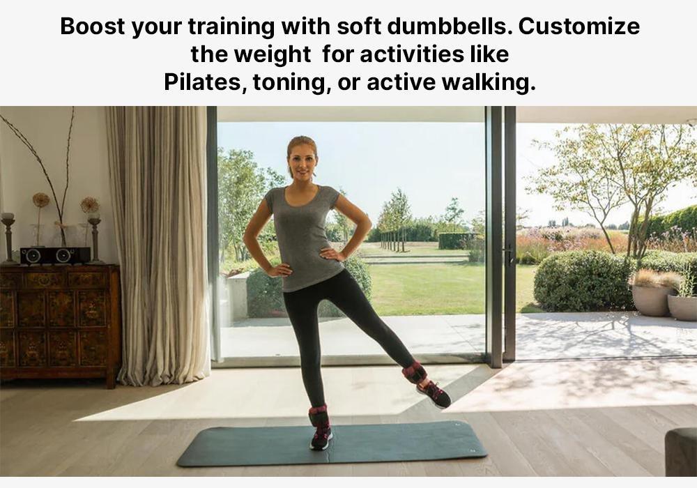 Adjustable Soft Fitness Dumbbells ToneSoftBell Two-Pack, Charcoal Grey, No Color, large image number 17