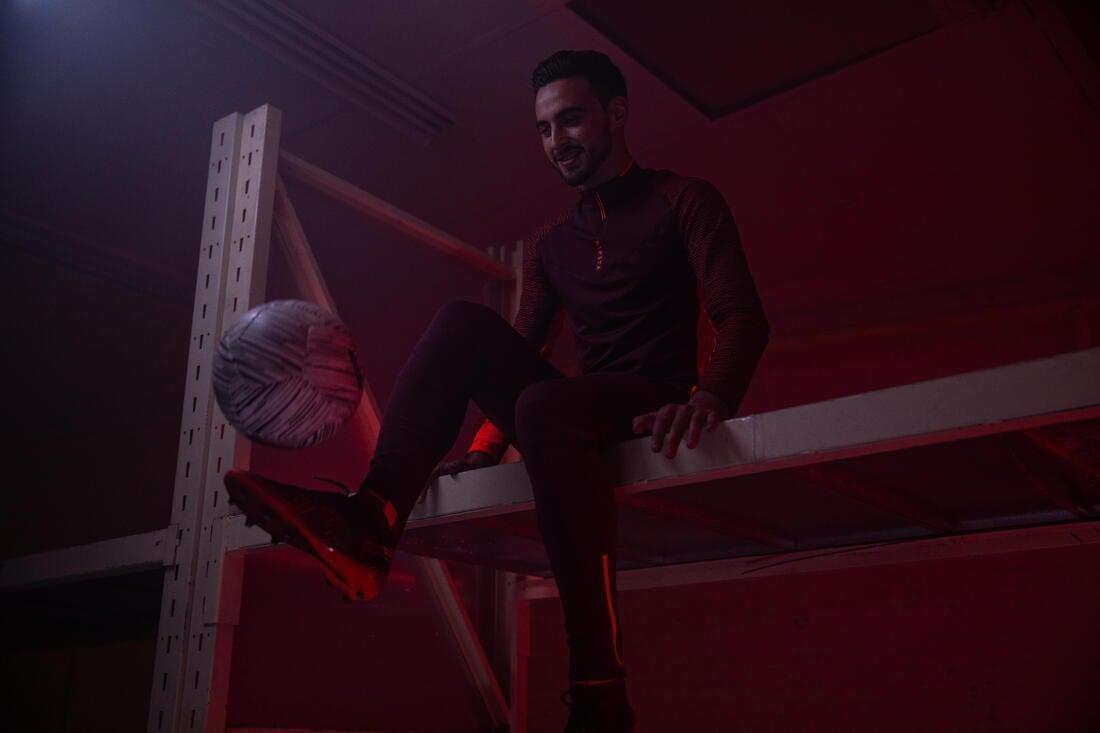 FLUO BLOOD ORANGE Hard Ground Football Boots CLR TF, , large image number 10