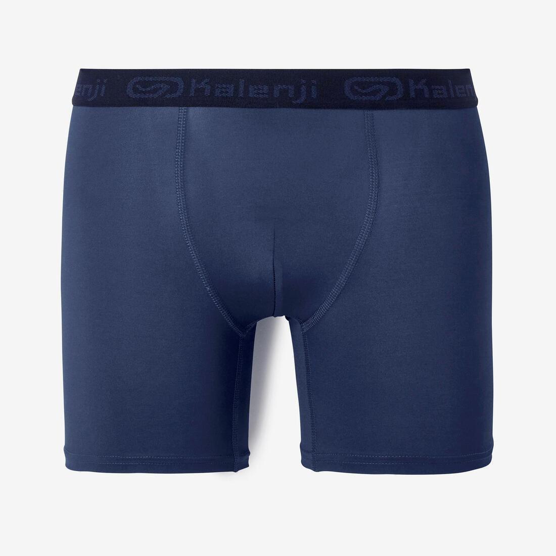 Men's Breathable Running Boxers - Blue - Dark blue - Kalenji - Decathlon