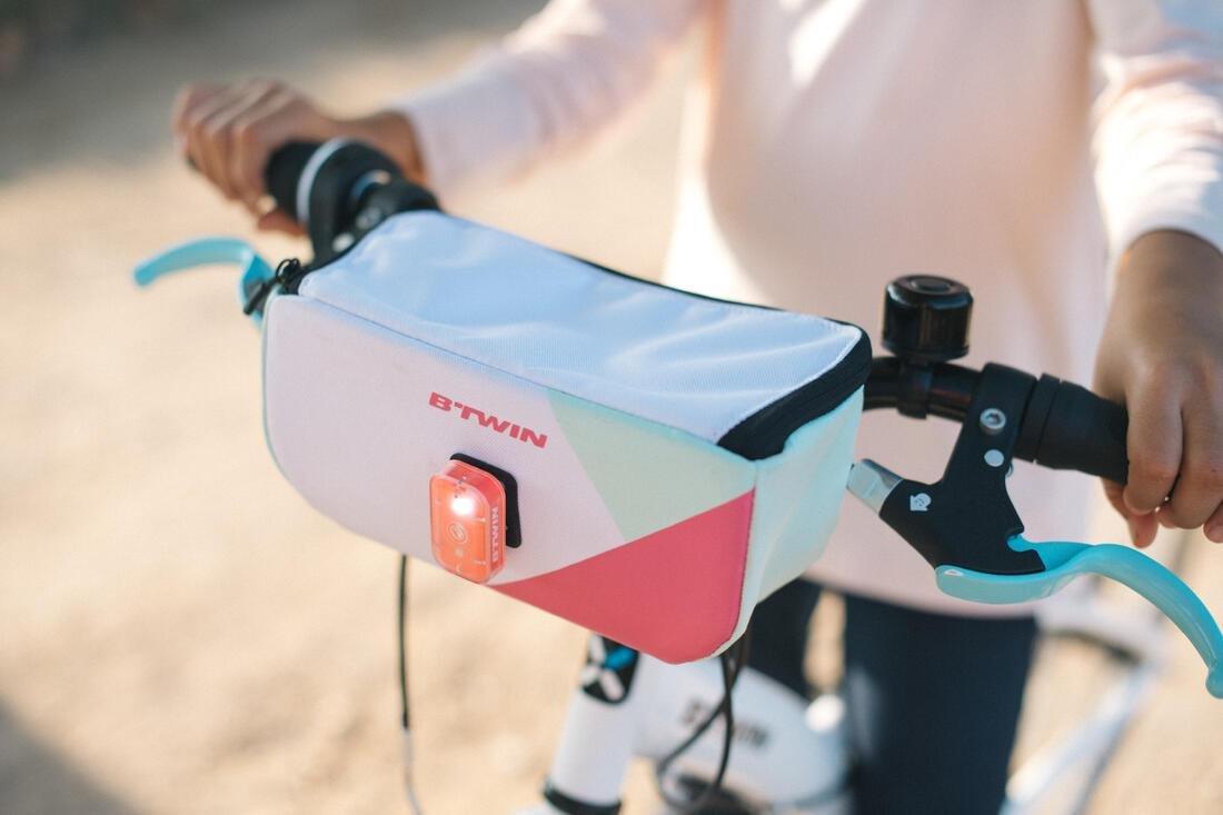 Kids Front Bike Bag, Black, No Color, large image number 4