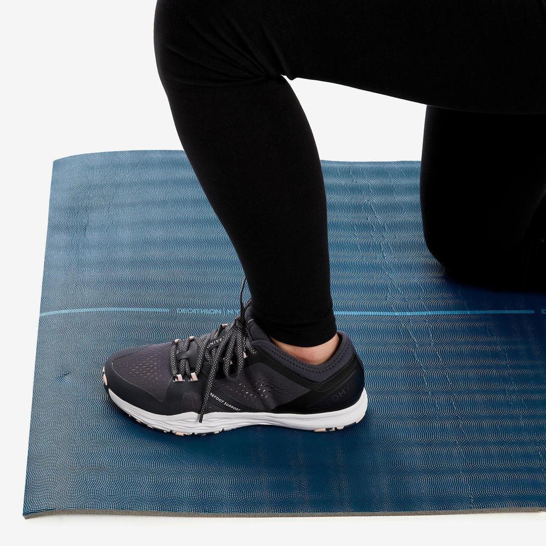 Fitness Floor Mat, Turquoise, Blue, No Color, large image number 1