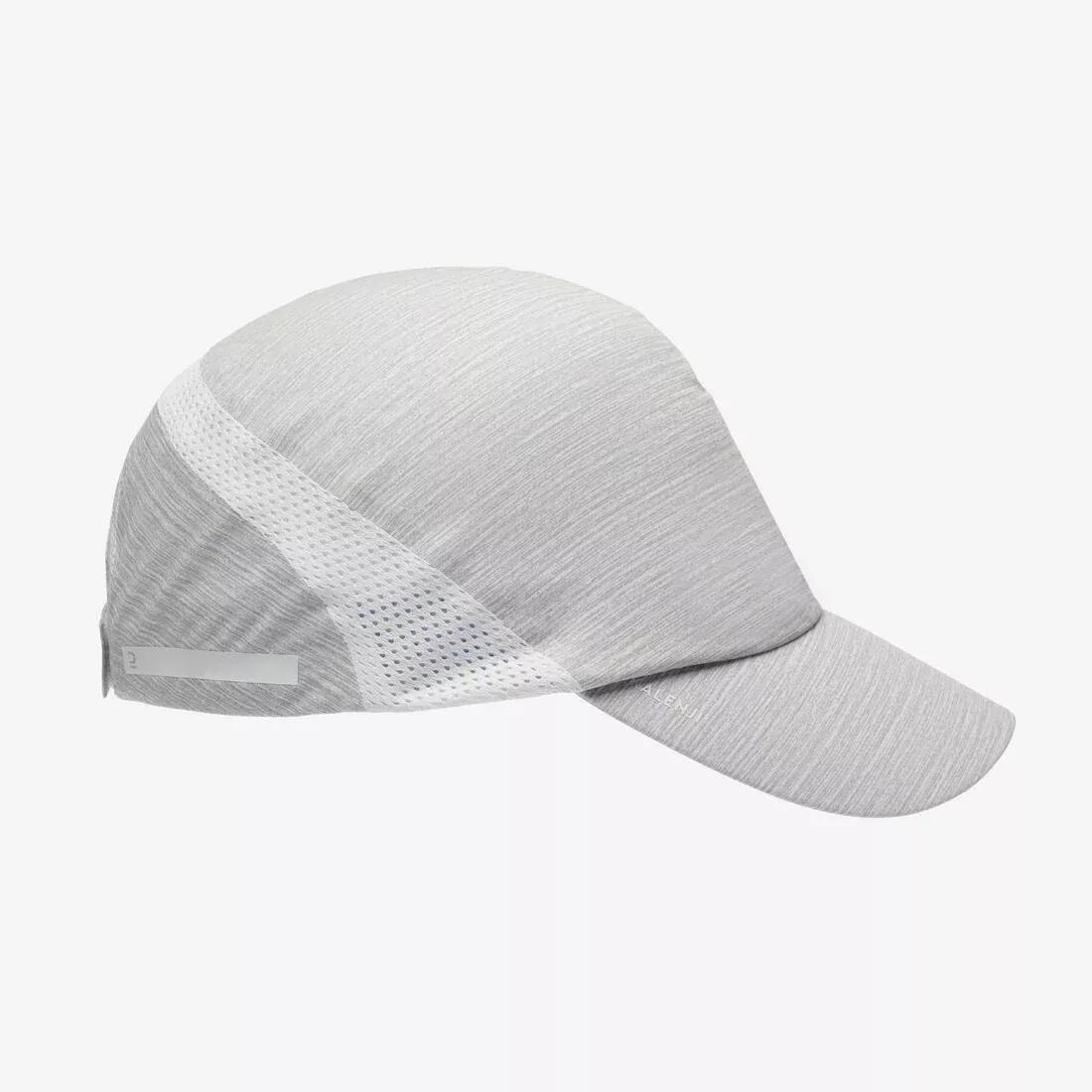 Running Cap Mottled Adjustable Head Men Women, Grey, No Color, large image number 2