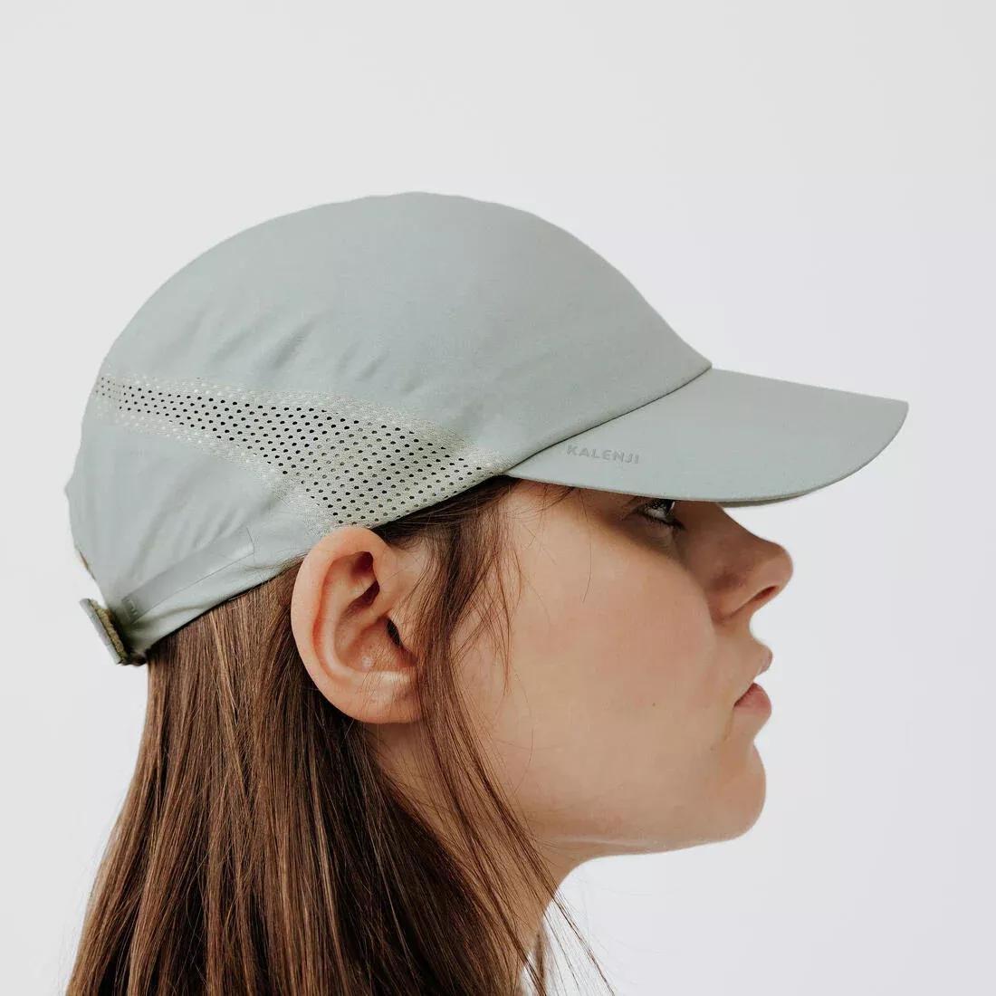 Running Cap Mottled Adjustable Head Men Women, Grey, No Color, large image number 9