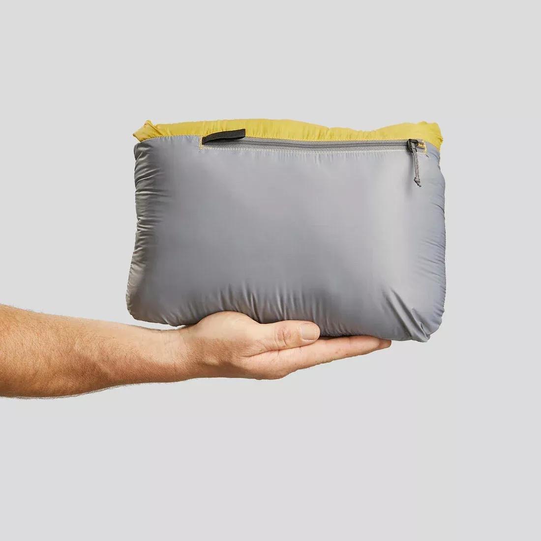 Men Synthetic Mountain Trekking Hooded Padded Jacket - Mt100 - 5C, Grey, No Color, large image number 8