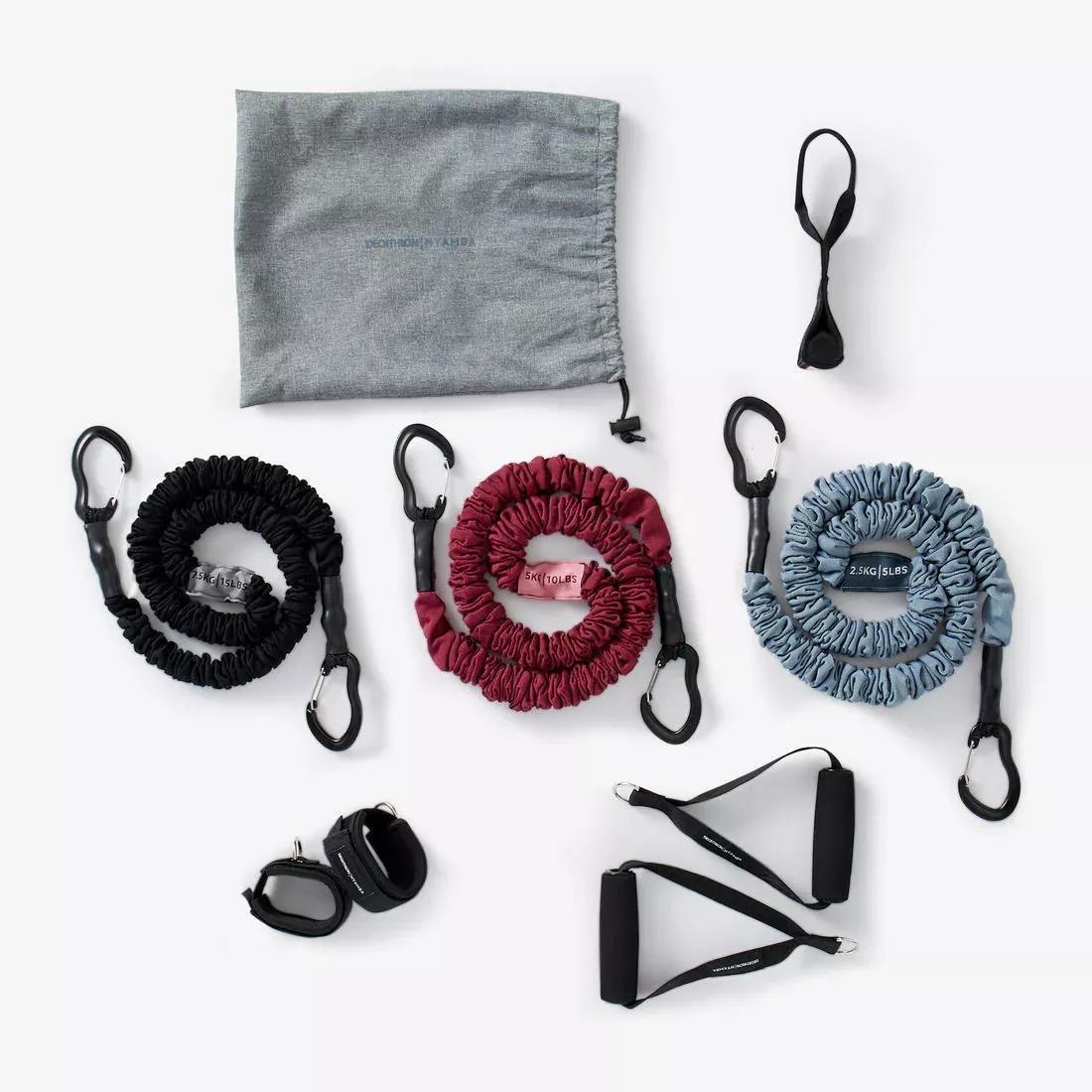 Elastic Band Kit With Handles Tonetubekit, Mouse Grey, No Color, large image number 0