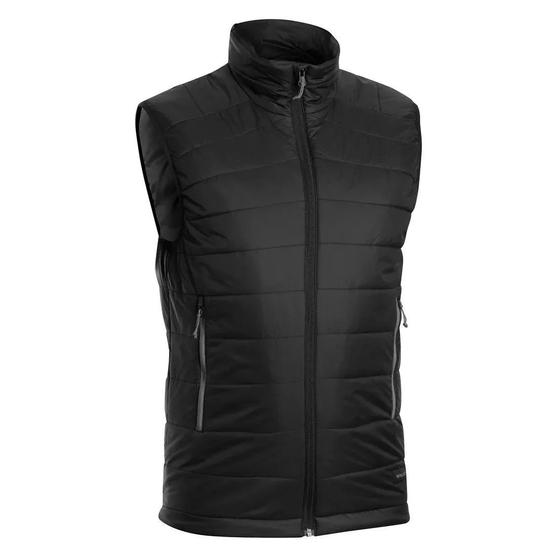 Men's  Padded Sleeveless Jacket, Black, , large image number 0