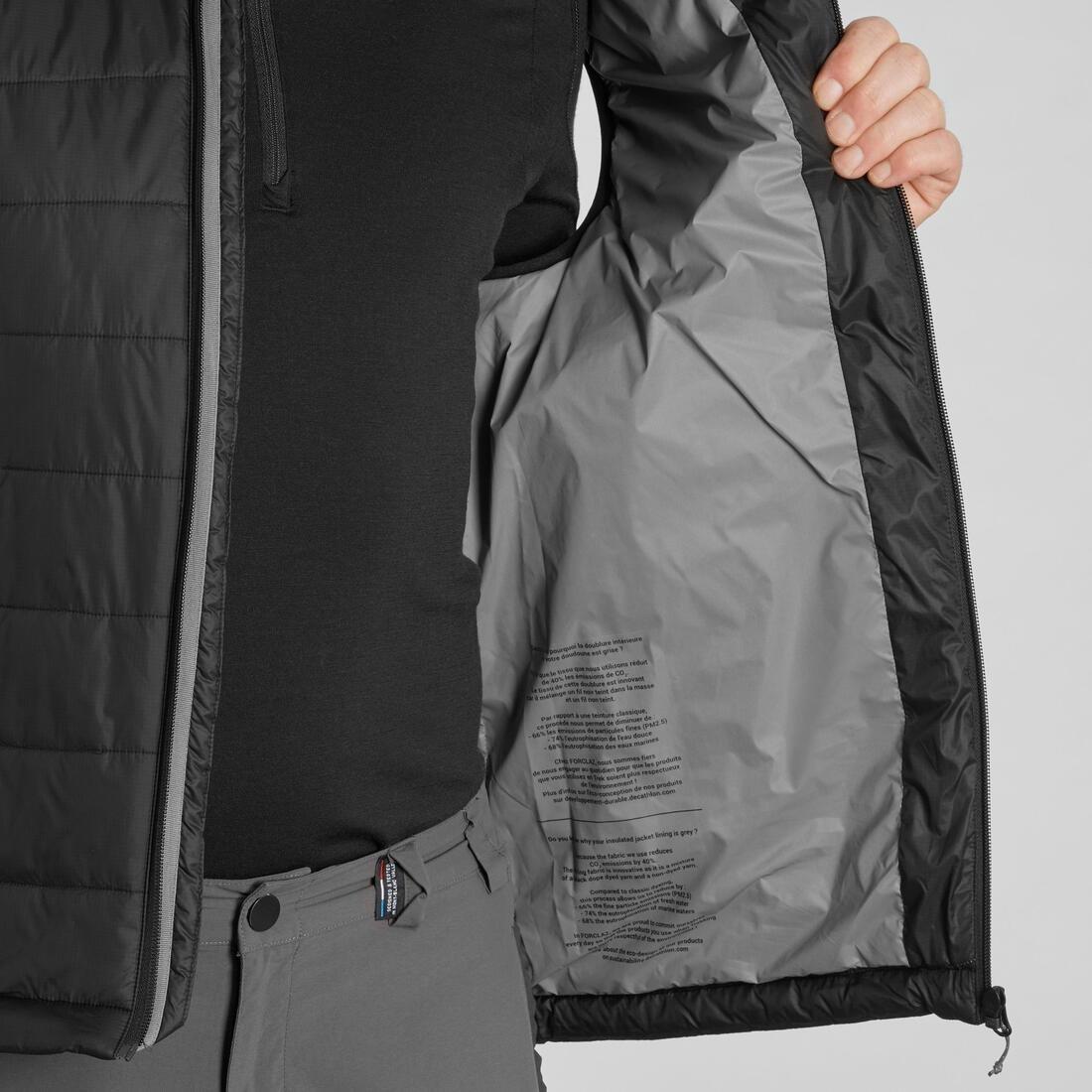 Men's  Padded Sleeveless Jacket, Black, , large image number 5