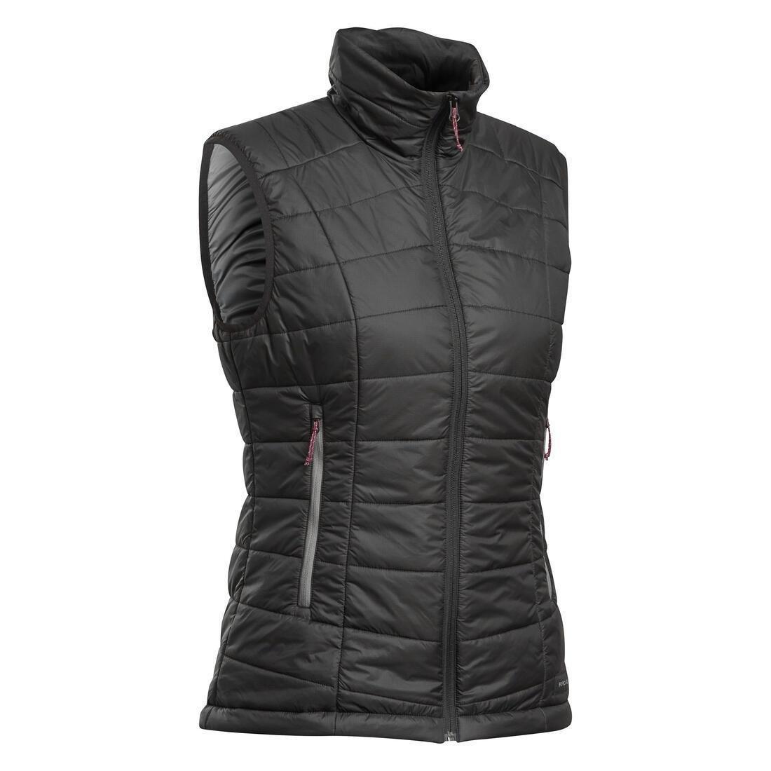 Women's   Sleeveless Padded Jacket, Black, No Color, medium