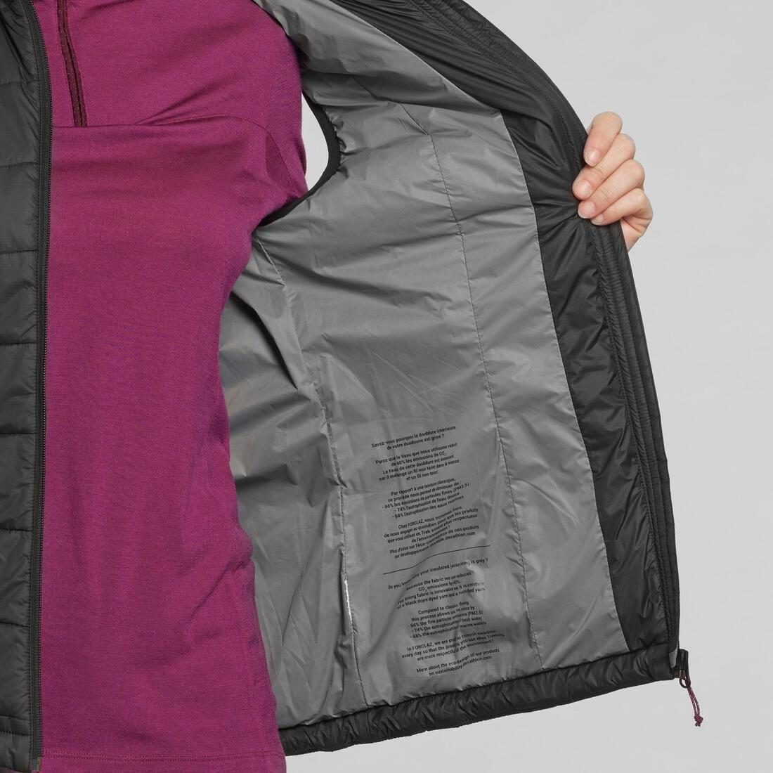 Women's   Sleeveless Padded Jacket, Black, , large image number 4