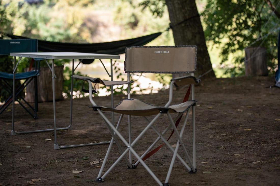 Folding Camping Chair - Basic, Sand, No Color, large image number 5