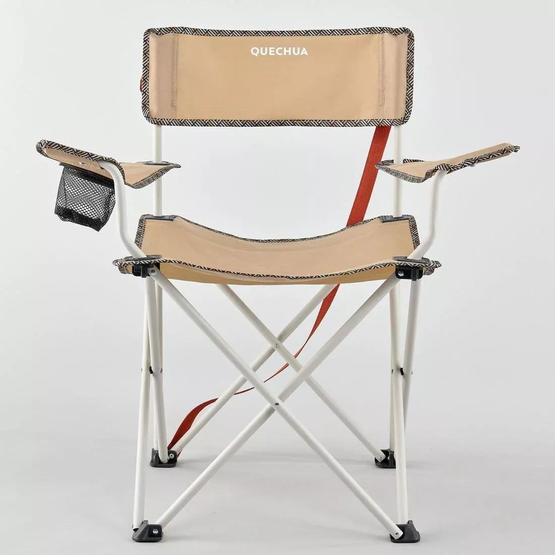 Folding Camping Chair - Basic, Dark Petrol Blue, No Color, large image number 2