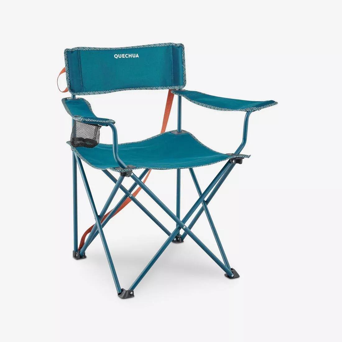 Folding Camping Chair - Basic, Dark Petrol Blue, No Color, large image number 7